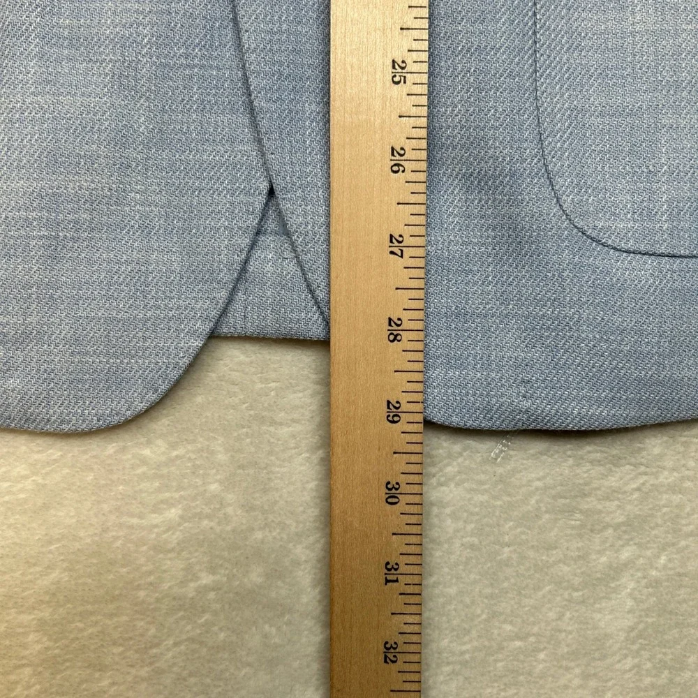 Calvin Klein Slim Fit Sport Coat Mens 38R 38‎ Light Blue Modern Fit Stretch $295